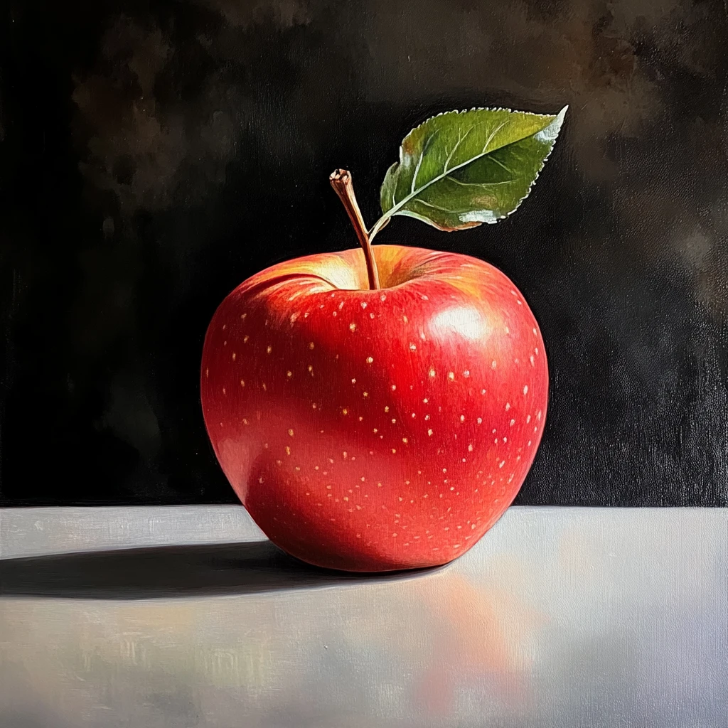 苹果艺术画
