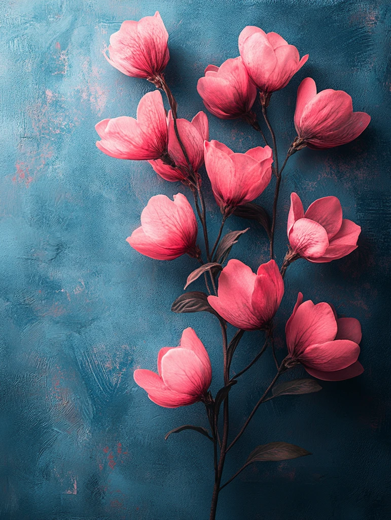 粉色蓝底关爱手册