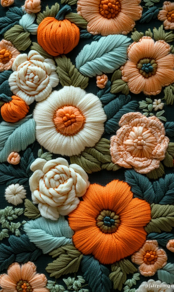 绣花南瓜手机壳