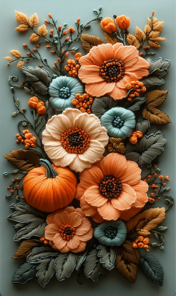 绣花南瓜手机壳