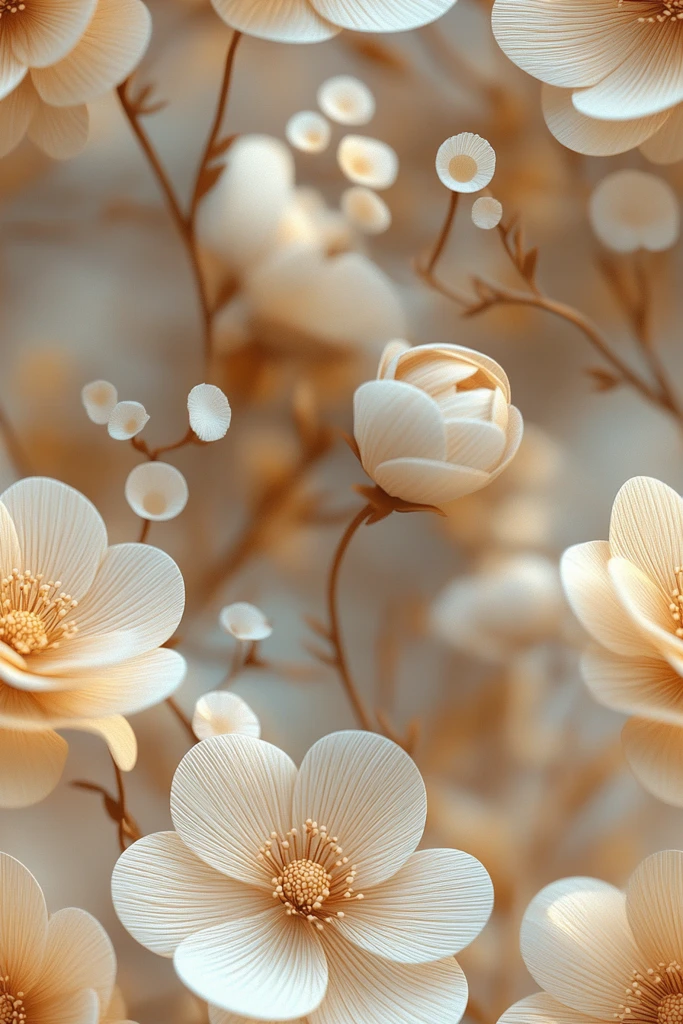 黄色花朵玻璃图案