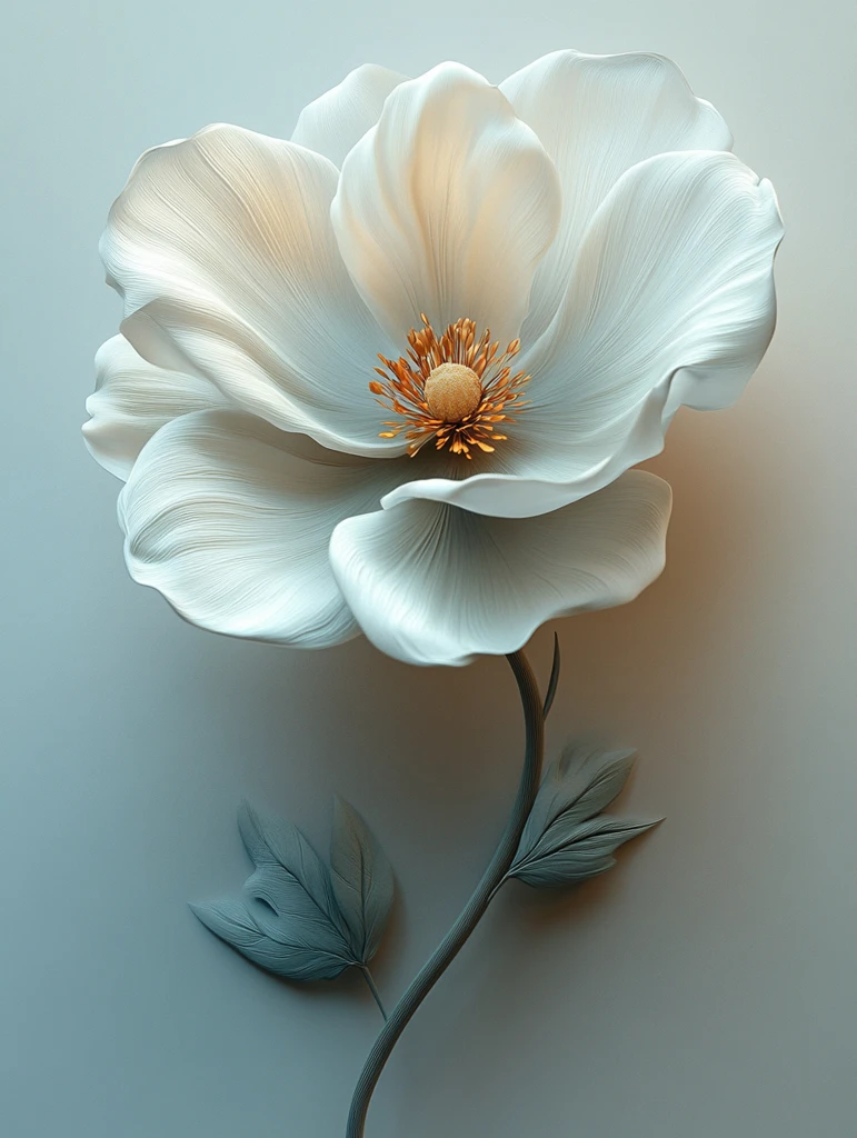 抽象花卉数字艺术