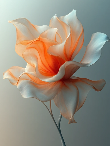 抽象花卉数字艺术