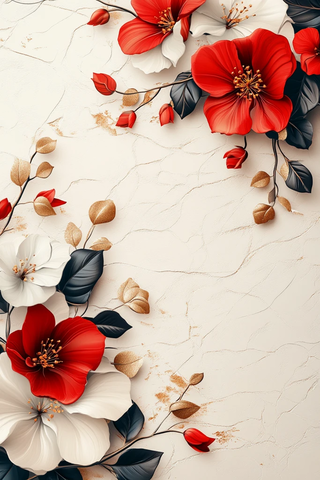 金色花园婚礼请柬