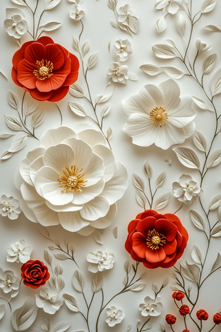 金色花园婚礼请柬