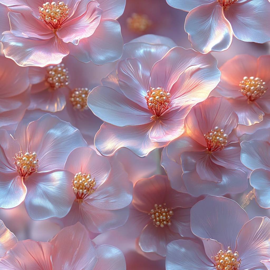 软宝石花卉纹理