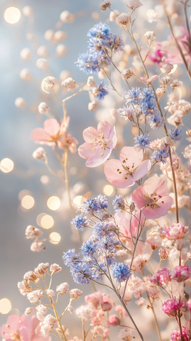 野花金箔层叠设计