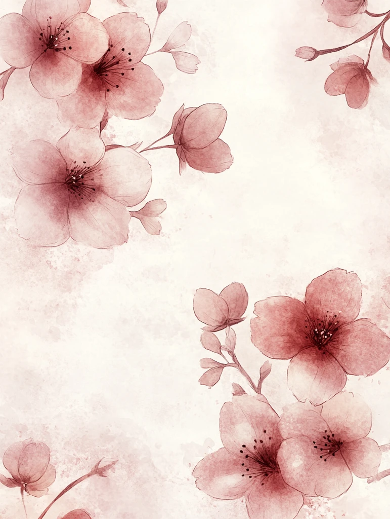 樱花图案重复排列