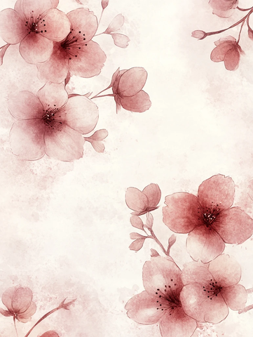 樱花图案重复排列