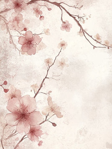 樱花图案重复排列