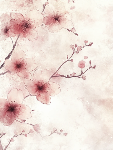 樱花图案重复排列