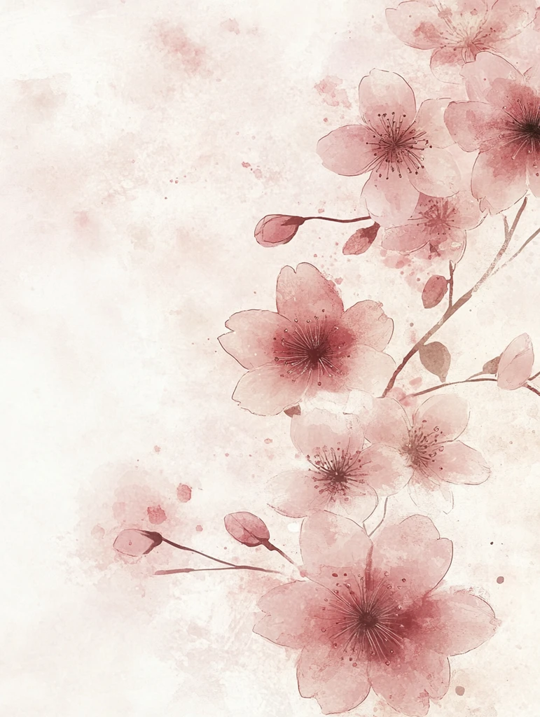 樱花图案重复排列