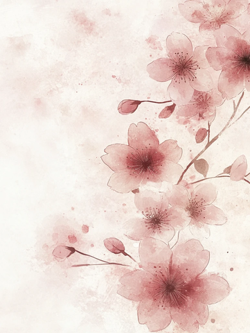 樱花图案重复排列