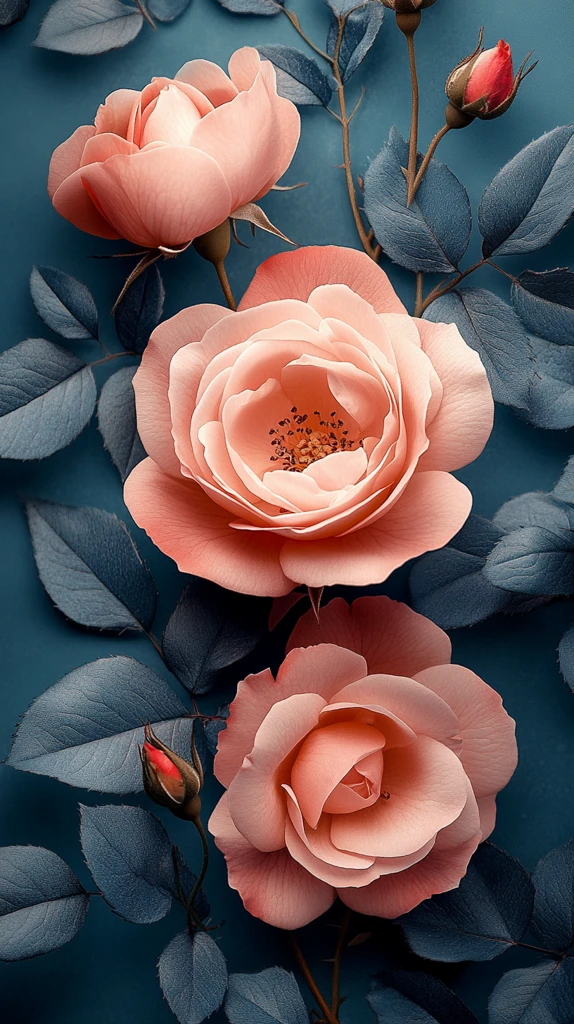 祈愿笔记花朵图案