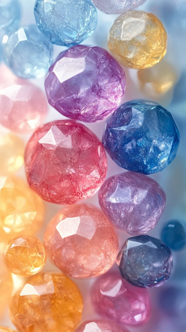 水彩珠宝背景图