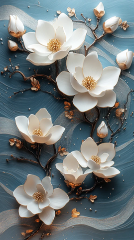 木兰花波浪纹样