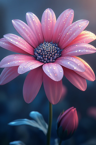 鲜花立体图案设计