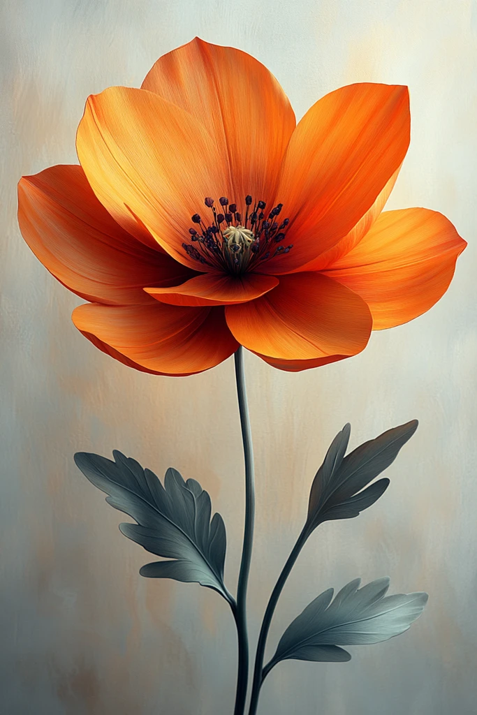 鲜花立体图案设计