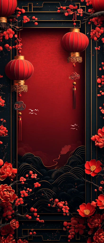 新年节日通知设计