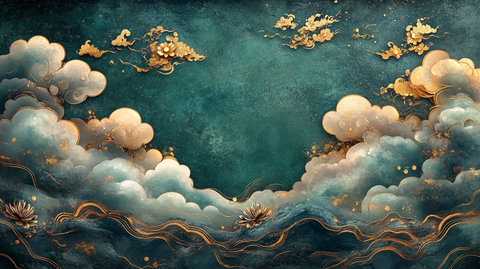 春節吉祥云紋圖