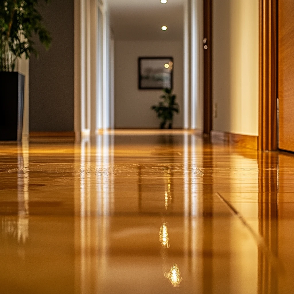 地板清理后视角