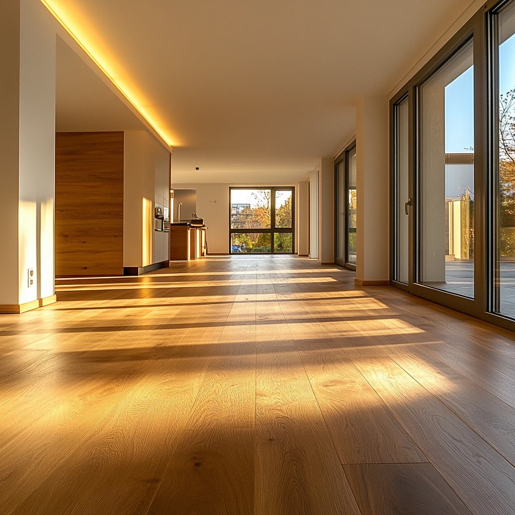 地板清理后视角