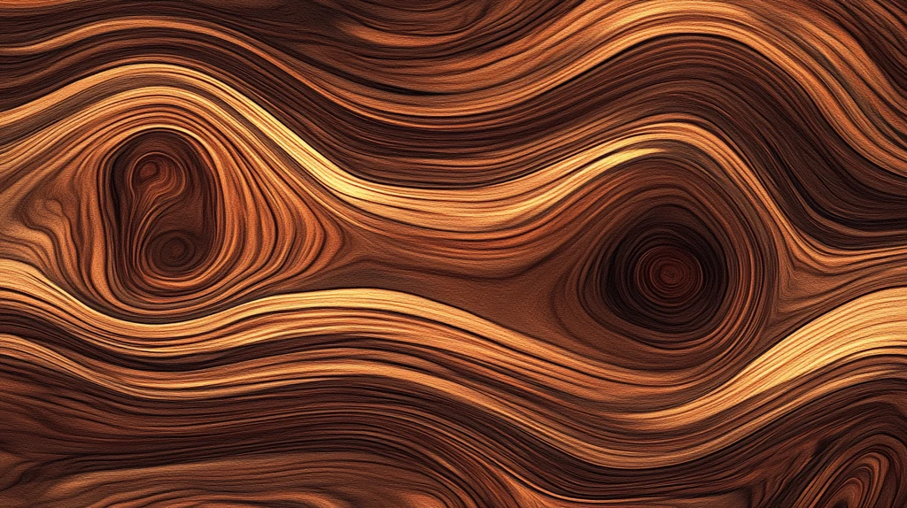 抽象波纹褐色大理石