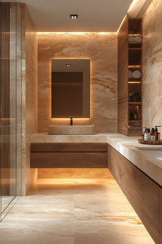 双柜洗手化妆台