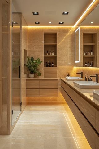 双柜洗手化妆台