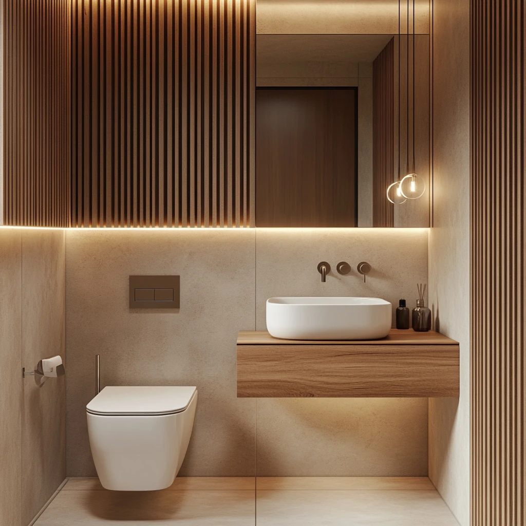 白瓷洗手间设计