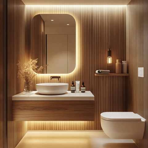 白瓷洗手间设计