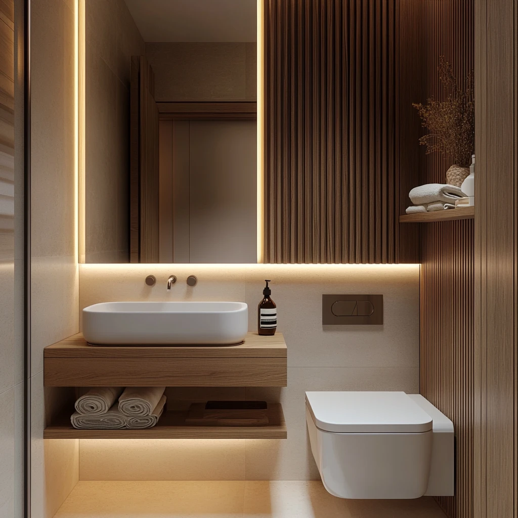 白瓷洗手间设计