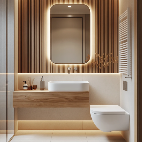 白瓷洗手间设计