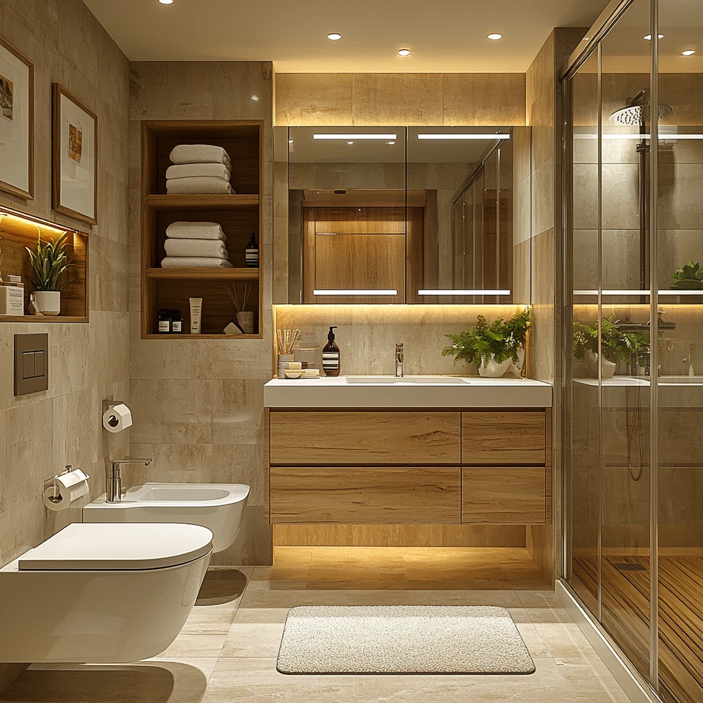 木元素浴室布局