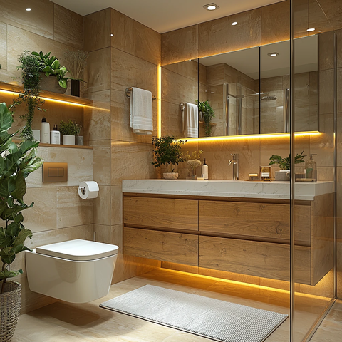 木元素浴室布局