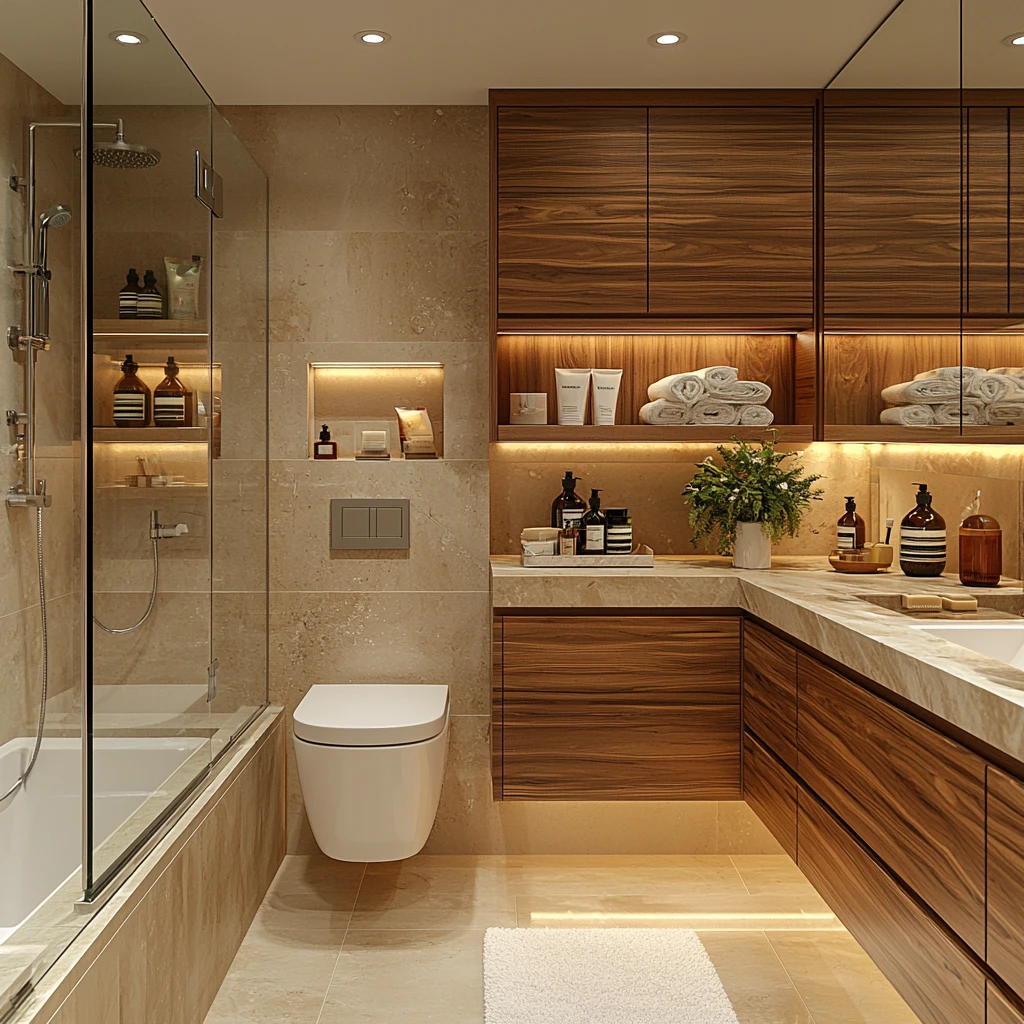 木元素浴室布局