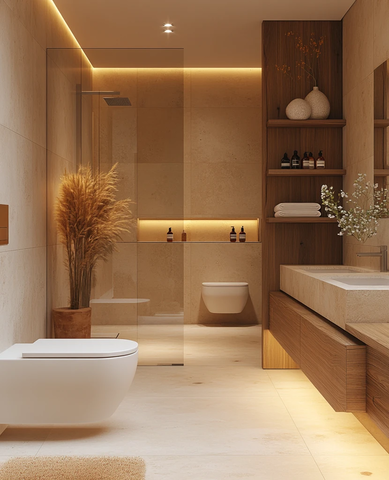 木色墙架白色墙壁