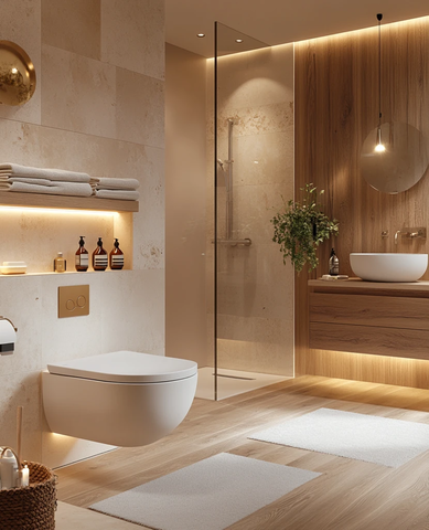 木色墙架白色墙壁