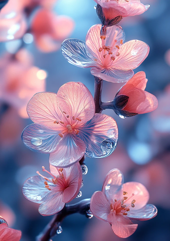 钻石花床背景图