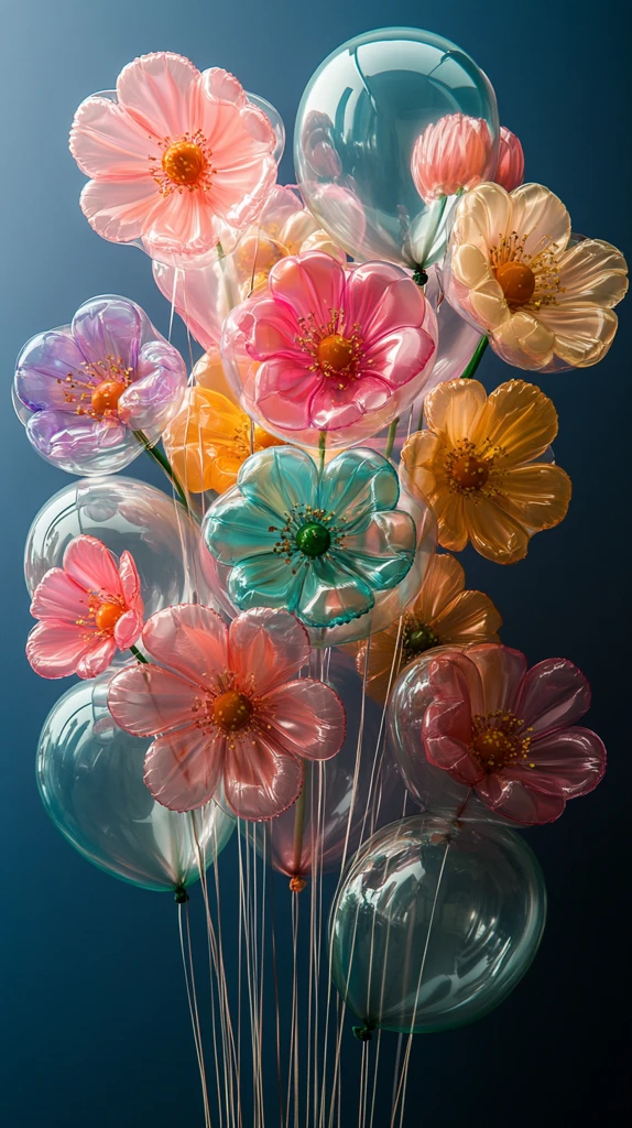 气球花形充气气球