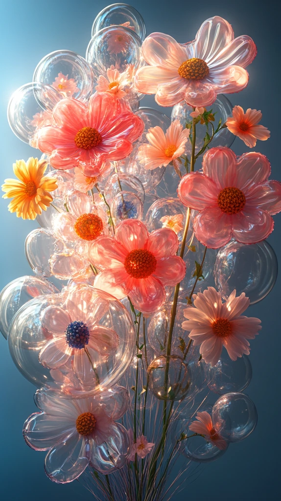 气球花形充气气球