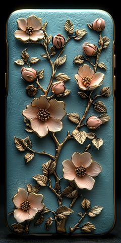 复古花卉立体花纹