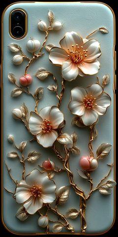 复古花卉立体花纹