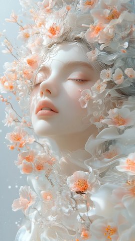 梦幻花朵与奇景