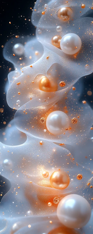 珍珠蝴蝶抽象形