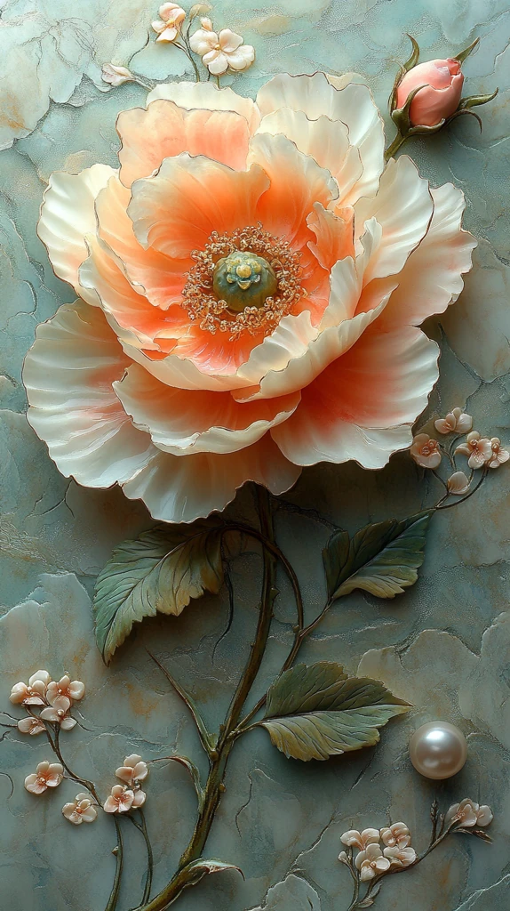 玉雕水彩向日葵