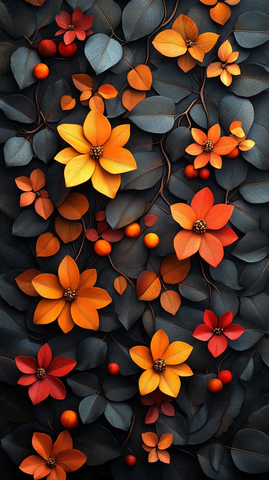 咖啡金色花瓣纹理