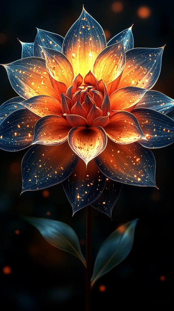 咖啡金色花瓣纹理