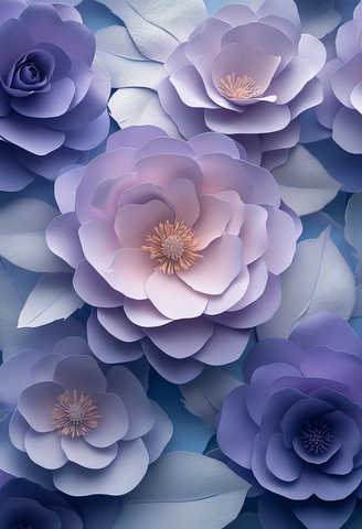 紫色玫瑰白背景