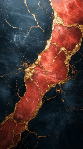 红黑金垂直半分